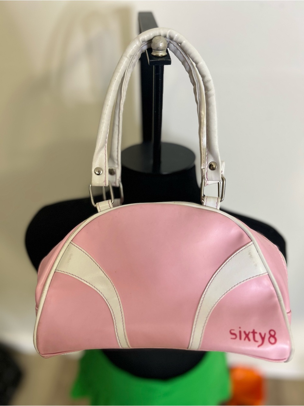 Y2K Vintage Sixty8 Barbiecore Bubblegum Pink Sporty Mini Bag